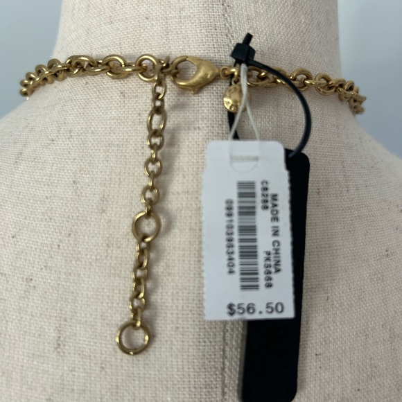 NWT J.Crew Vintage Stone and Crystal Statement Necklace - Picture 5 of 6